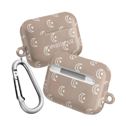 AirPod Cases - Moon Phase in Boho Brown