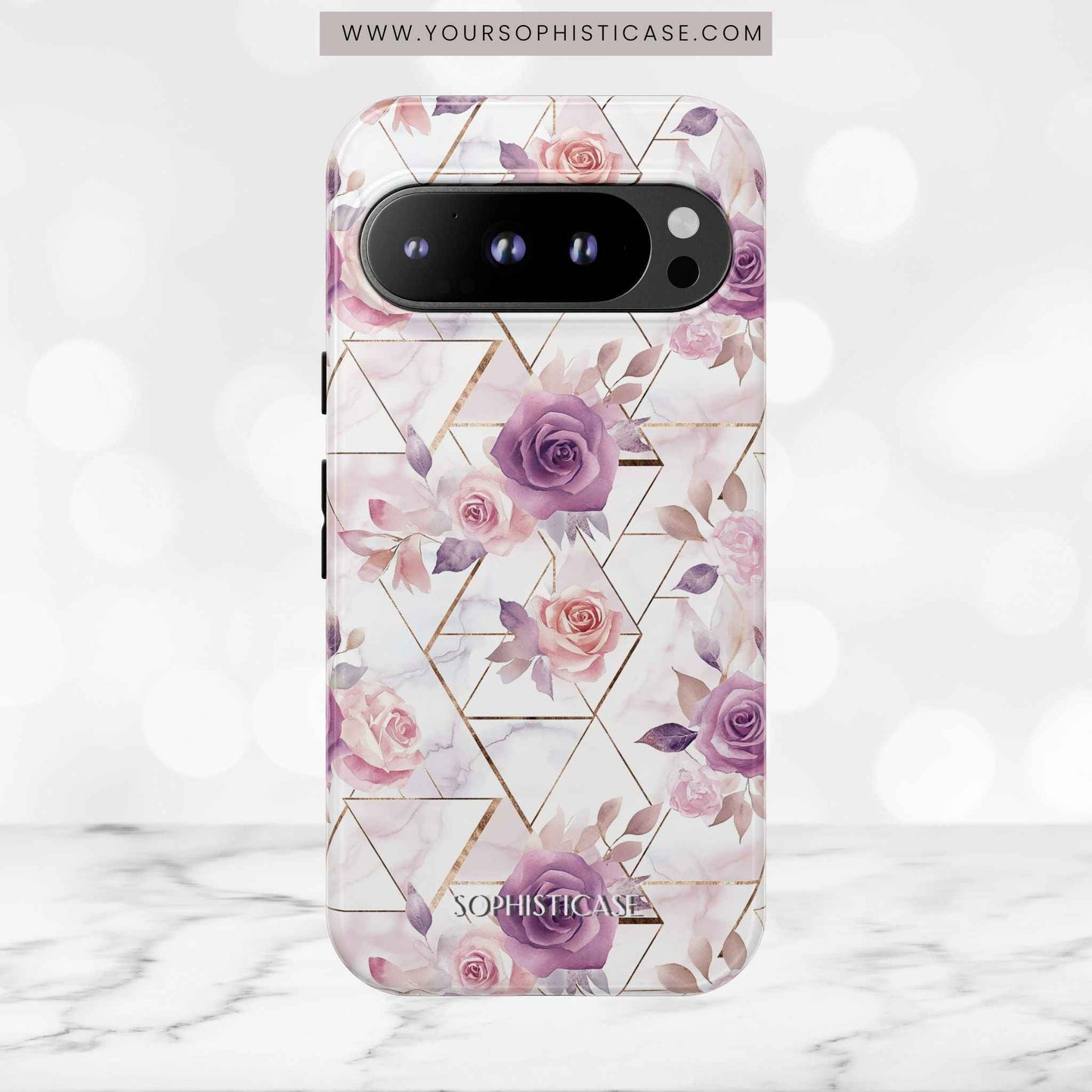 Royal Floral in Rose Royale - Tough Phone Case