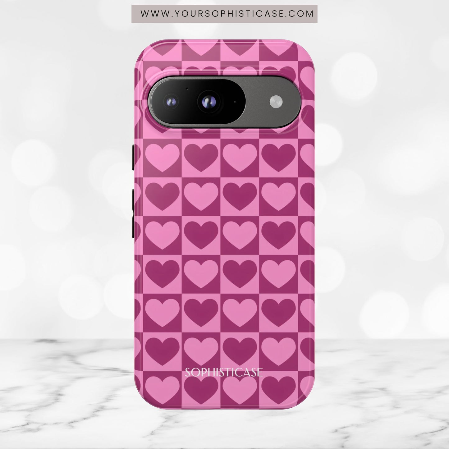 Tough Love in Purple - Tough Phone Case