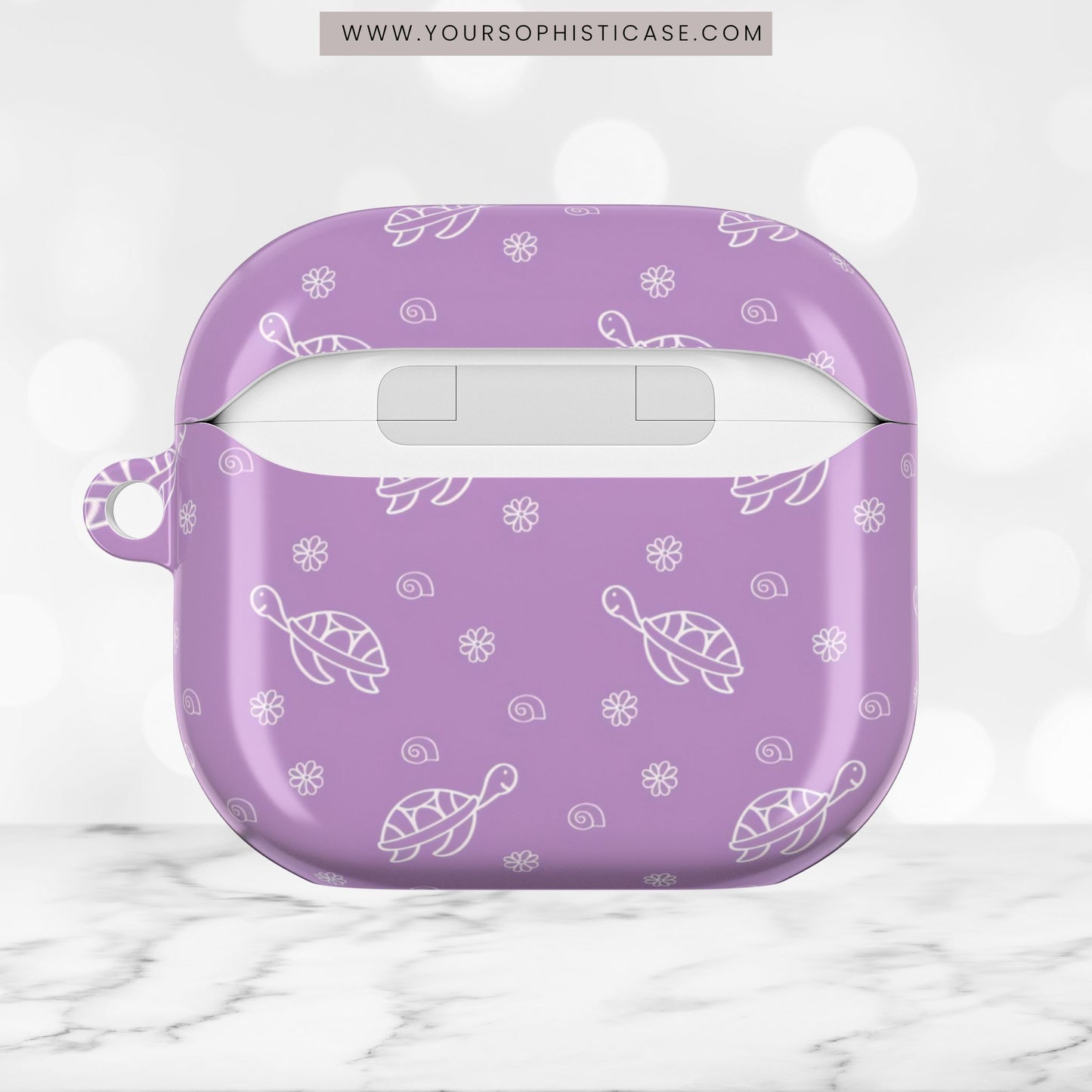 AirPod Cases - Turtle Island in Purple