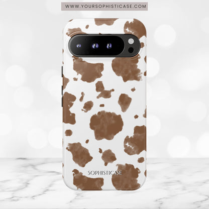 Holy Cow in Brown - iPhone Case, Samsung Galaxy Case, Google Pixel Case