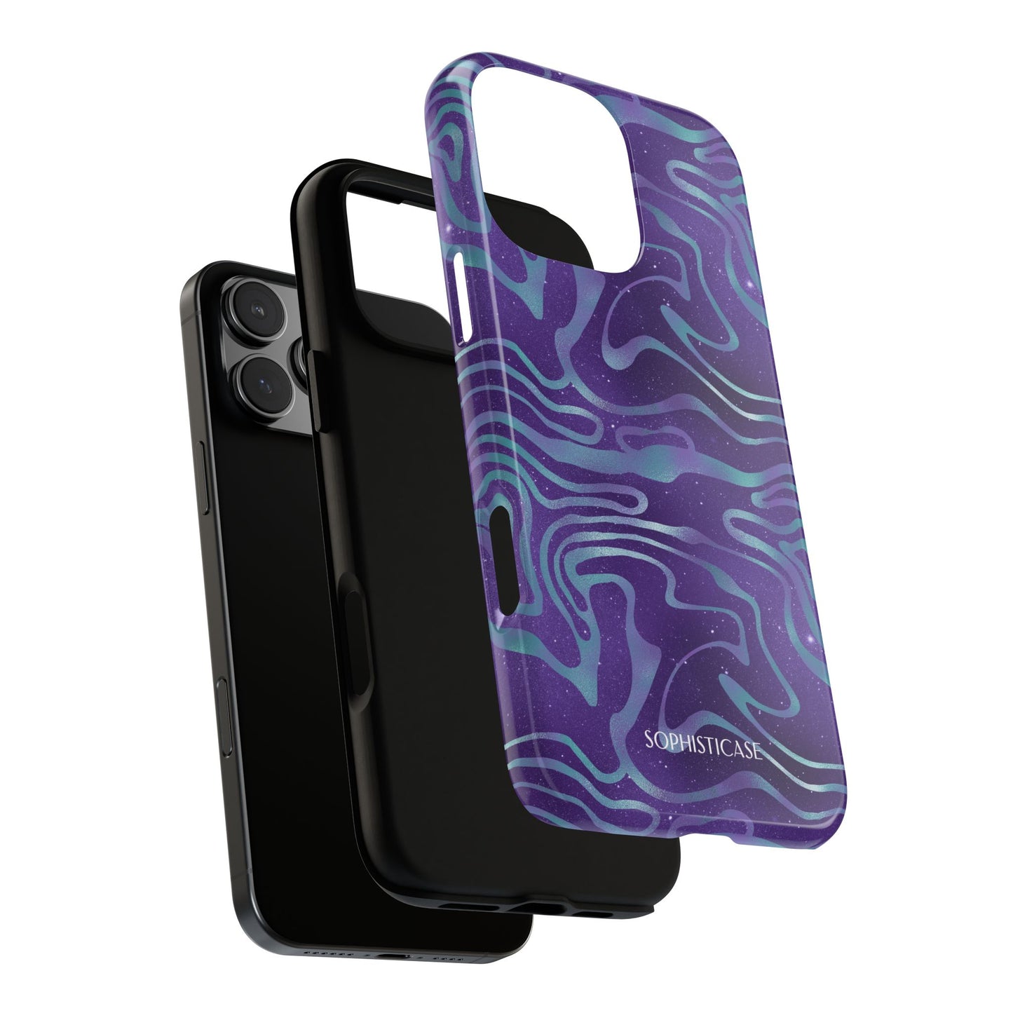 Cosmic Gold in Blue & Purple - iPhone Case, Samsung Galaxy Case, Google Pixel Case
