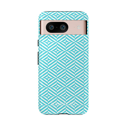 Illusions in Aqua - Protective Phone Case for Google Pixel