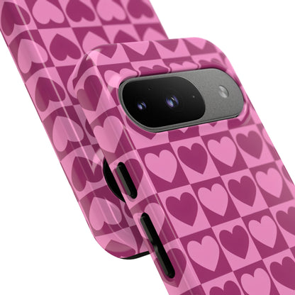 Tough Love in Purple - Tough Phone Case