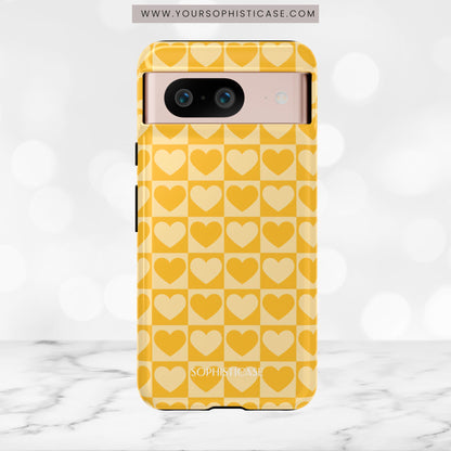Tough Love in Yellow - Tough Phone Case