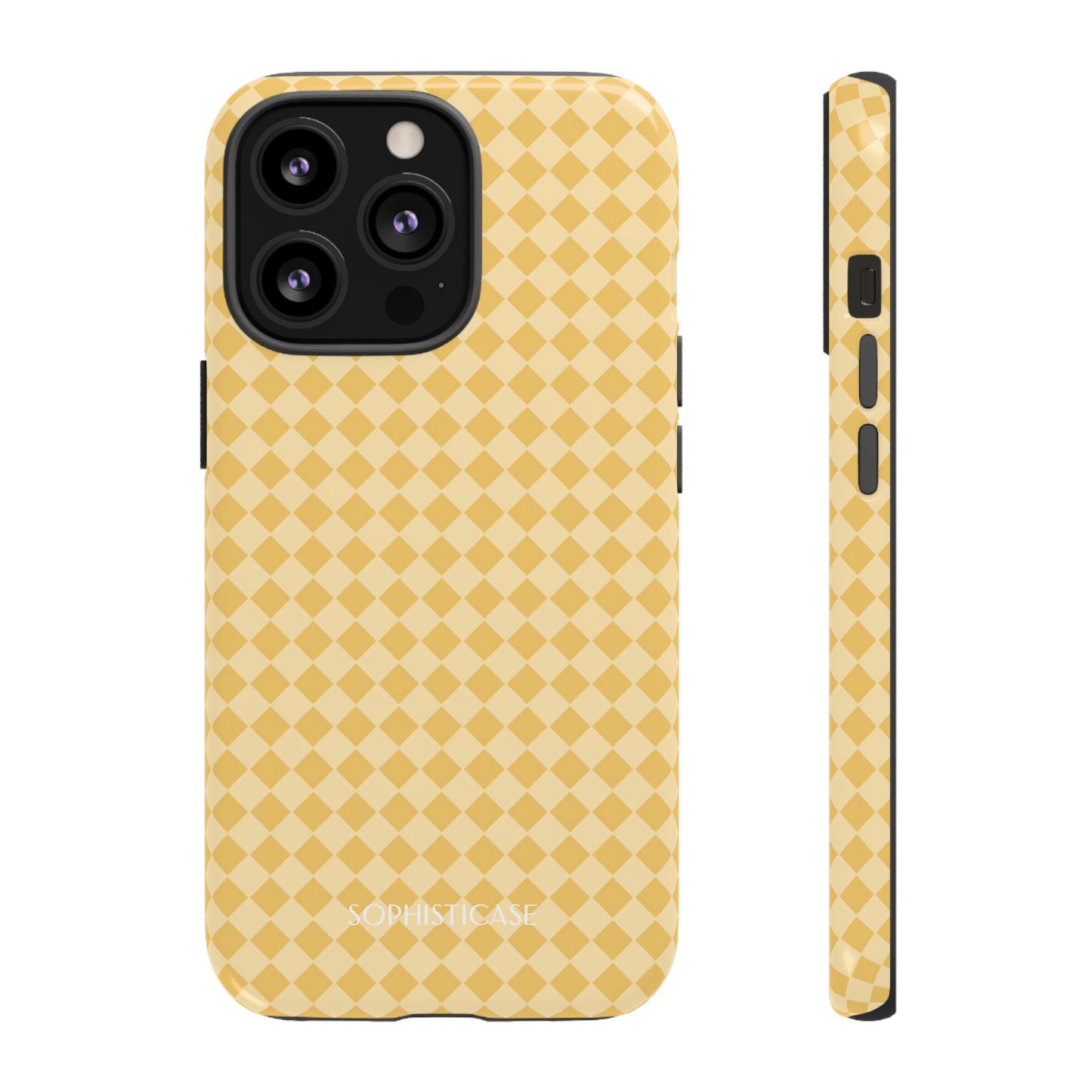Diamond Diva in Mustard - iPhone Case, Samsung Galaxy Case, Google Pixel Case