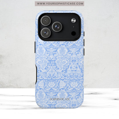 Luxe Lace in Blue - Magsafe Case