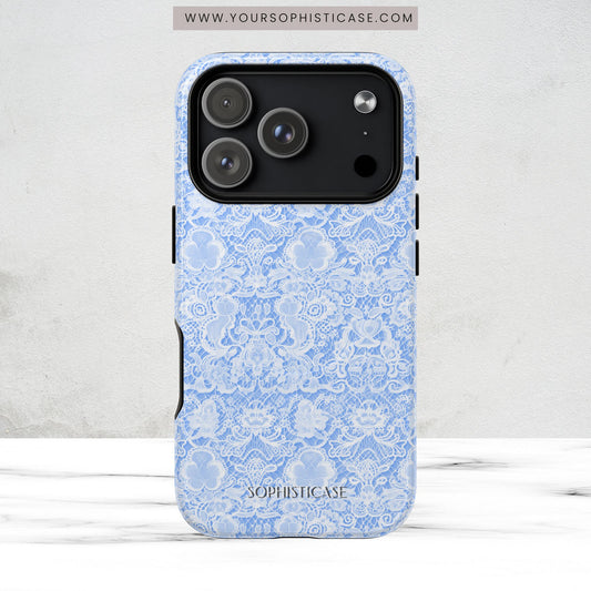Luxe Lace in Blue - Magsafe Case