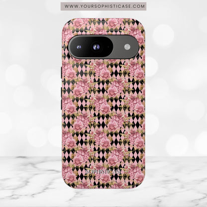Rose Diamond Romance in Isolde - Tough Phone Case