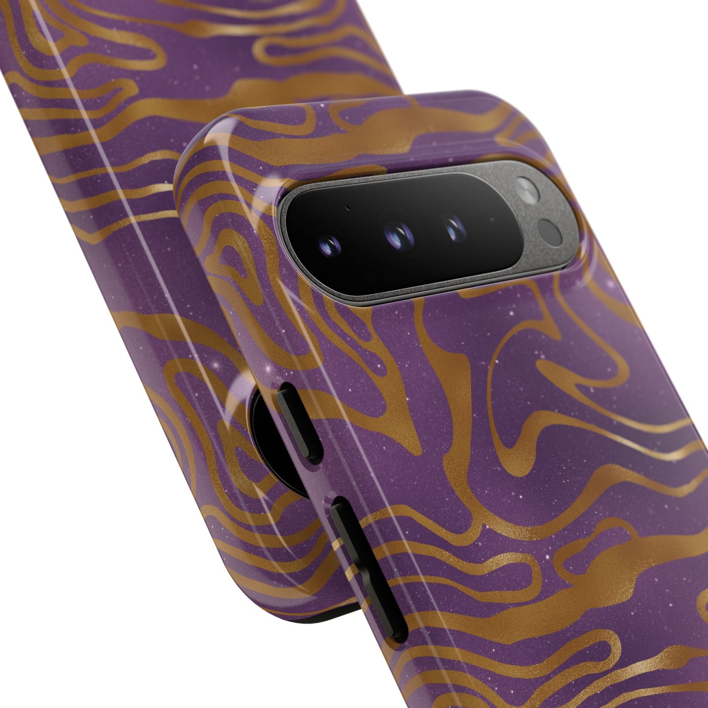 Cosmic Zebra in Purple - iPhone Case, Samsung Galaxy Case, Google Pixel Case
