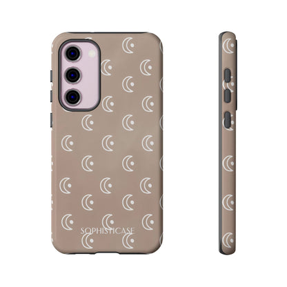 Moon Phase in Boho Brown - Tough Phone Case for Samsung Galaxy