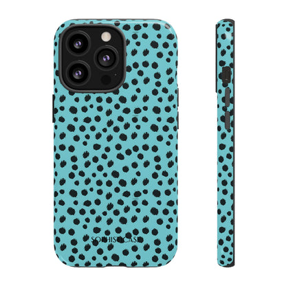 Cheetahs and Liars in Aqua - iPhone Case