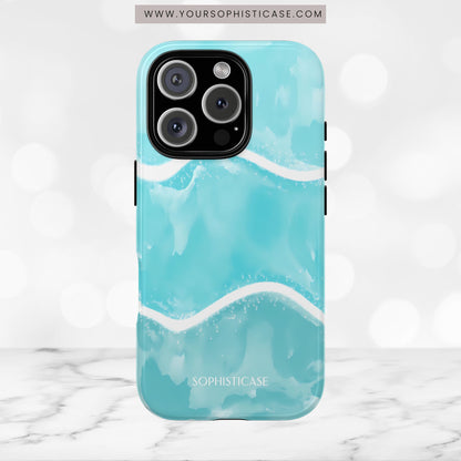 Serenity in Aqua - iPhone Case