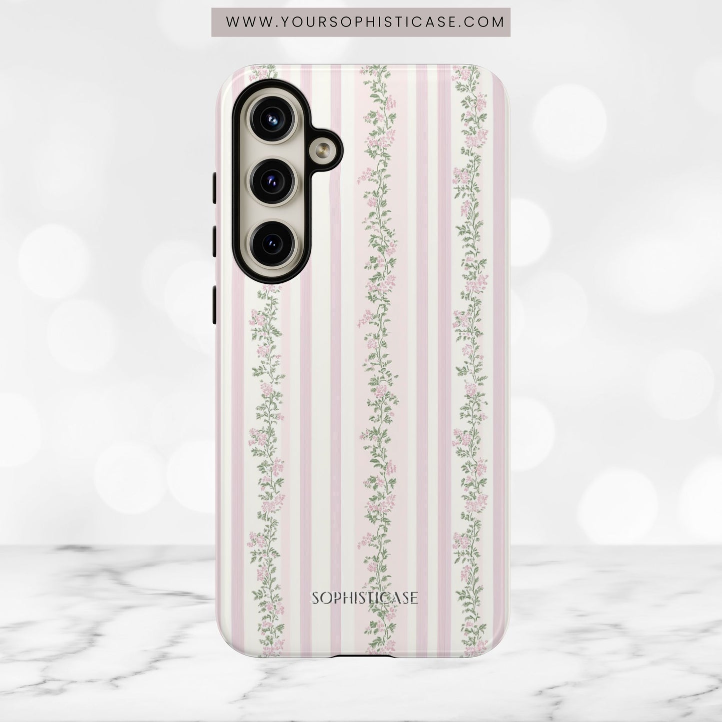 The Sweetest Thing in Coquette Rose Vine - iPhone Case, Samsung Galaxy Case, Google Pixel Case