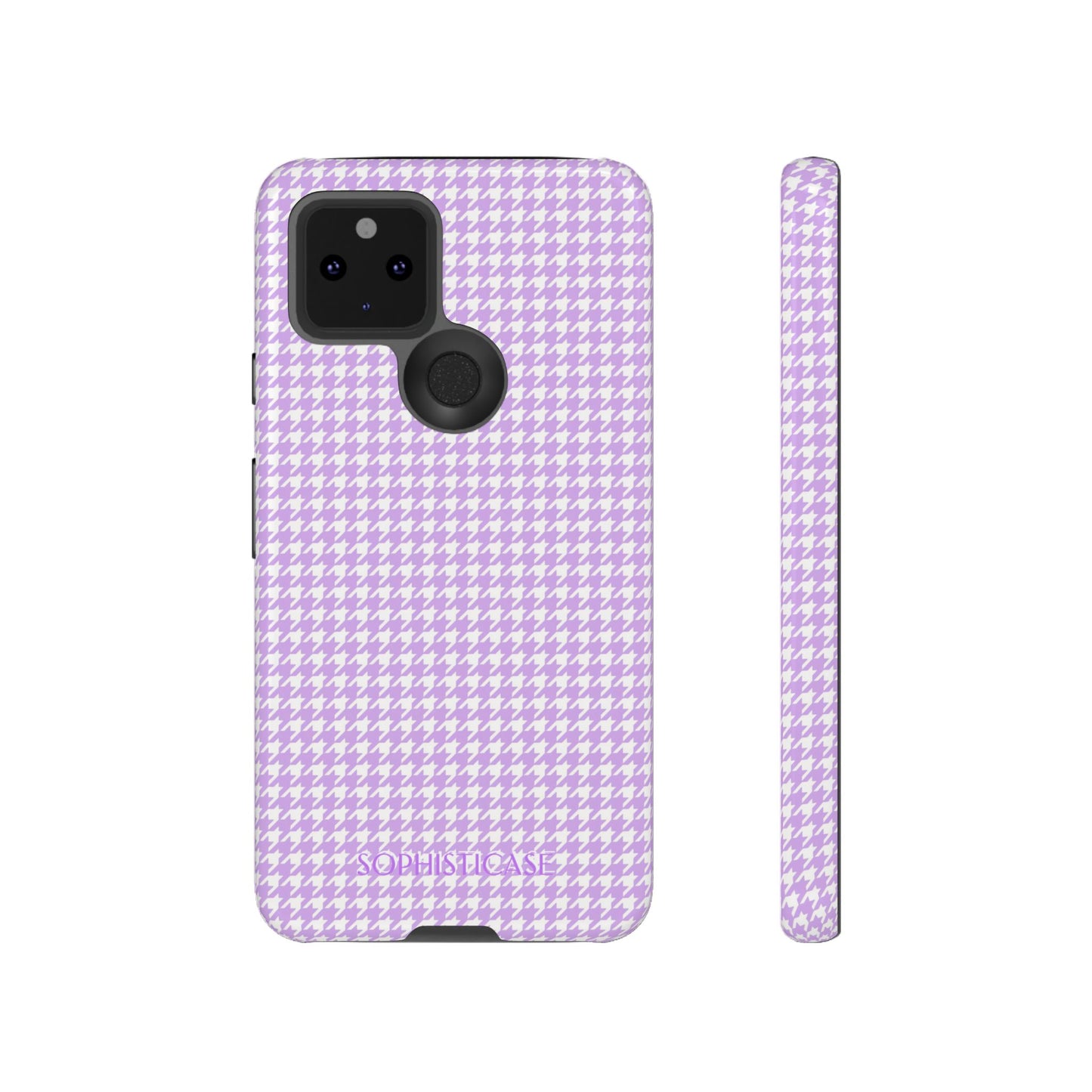 Tough Case - Houndstooth in Pastel Purple