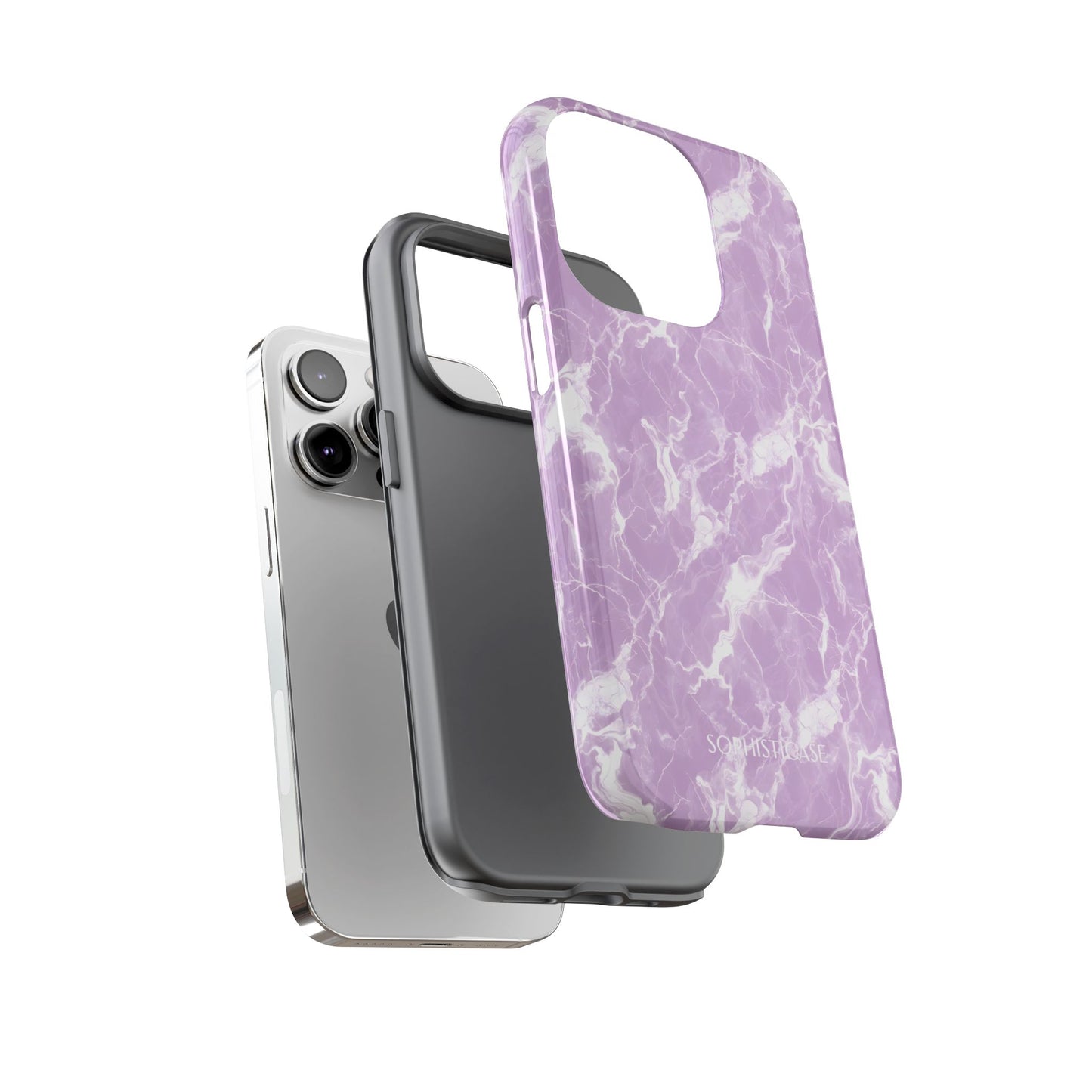 Marble Crush in Purple - iPhone Magsafe Case