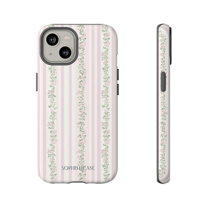 The Sweetest Thing in Coquette Rose Vine - iPhone Case