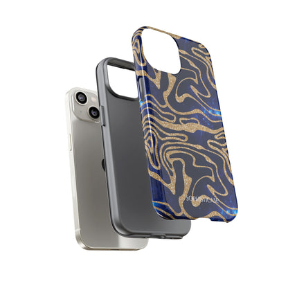 Cosmic Zebra in Blue - iPhone Case, Samsung Galaxy Case, Google Pixel Case