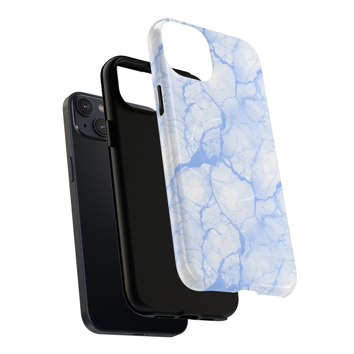 Marble Opulence in Blue - Magsafe Case