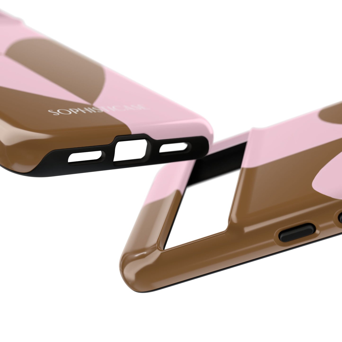 Be Mine in Pink and Brown - iPhone Case, Samsung Galaxy Case, Google Pixel Case