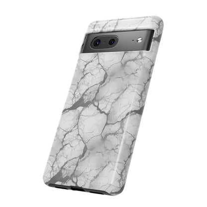 Marble Opulence in Charcoal Grey - Google Pixel Case