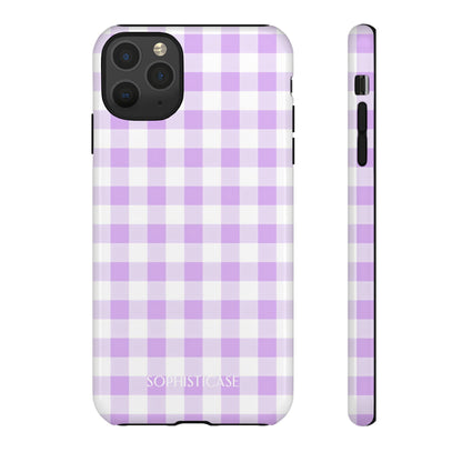 Tough Case - Gingham in Purple