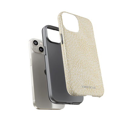Oh Deer! in Neutral Beige- Tough Phone Case