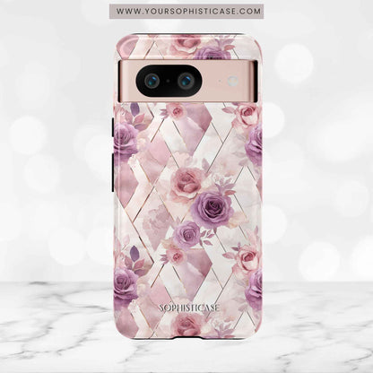 Royal Floral in Mauve Rose - Tough Phone Case