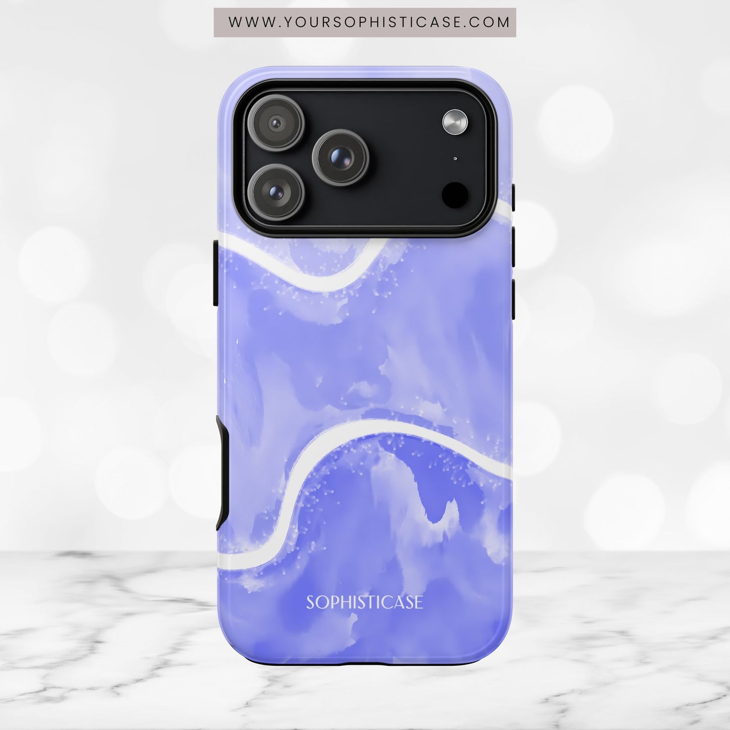 Serenity in Light Purple - iPhone Case