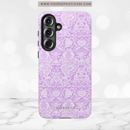 Luxe Lace in Purple - iPhone Case, Samsung Galaxy Case, Google Pixel Case