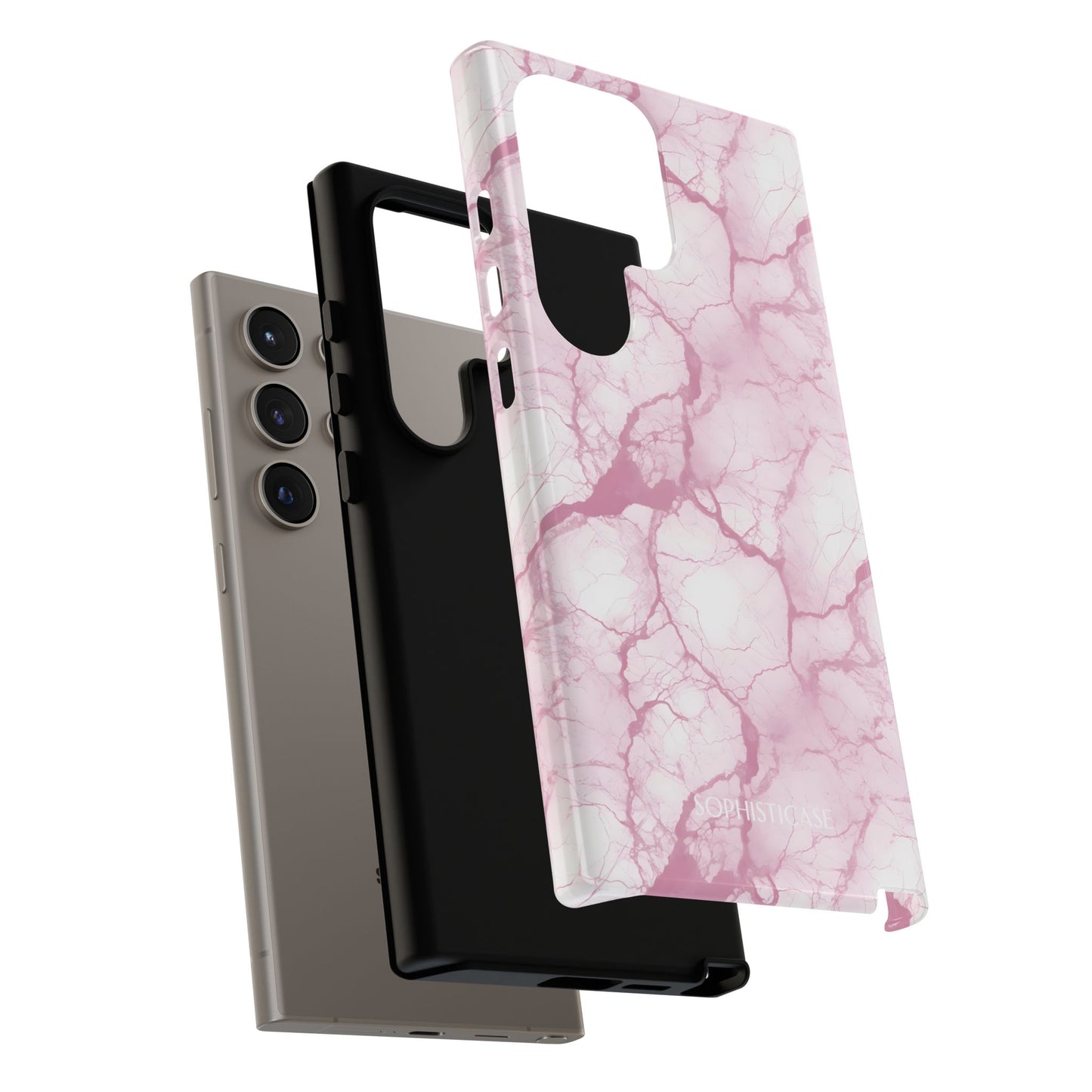 Marble Opulence in Pink - Tough Phone Case