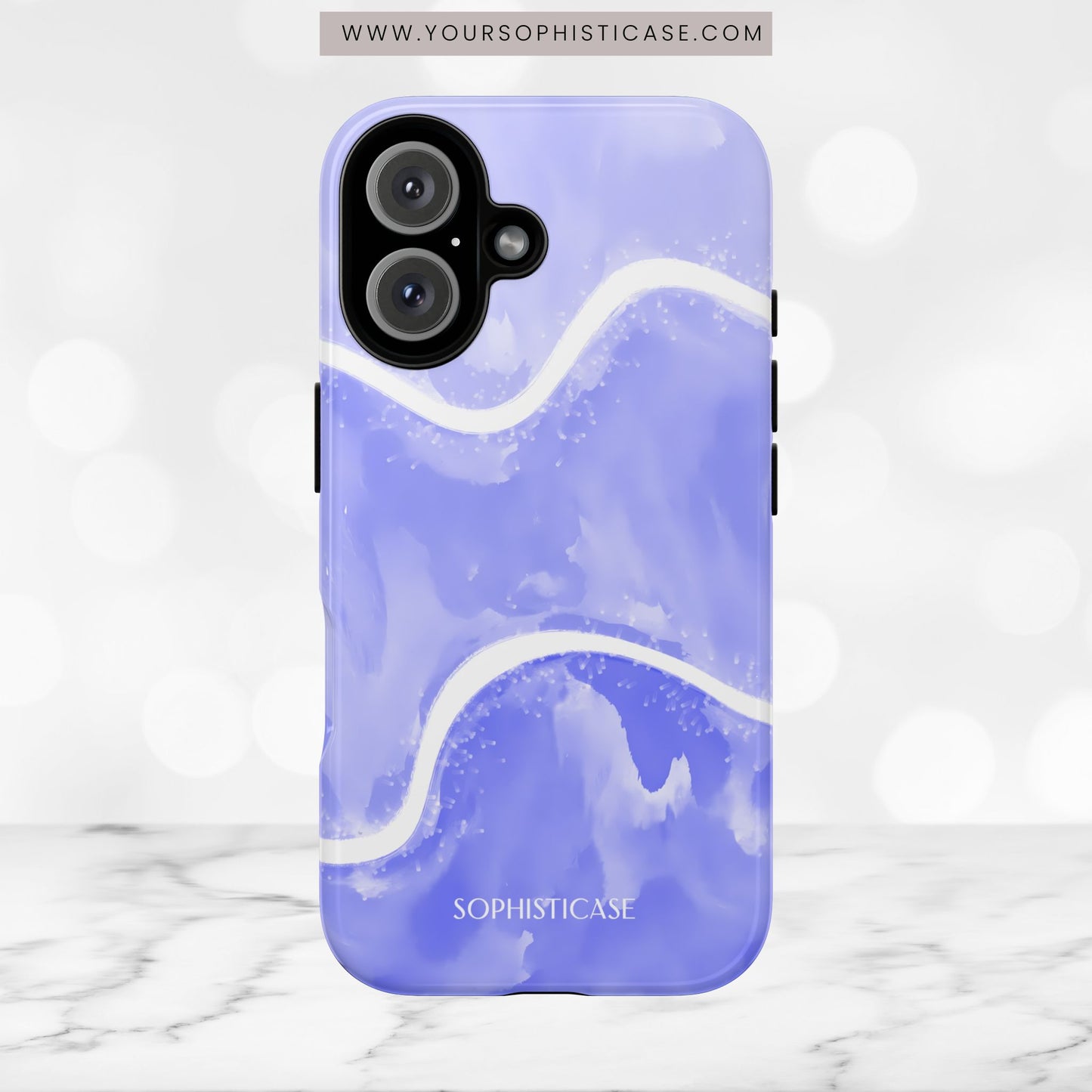Serenity in Light Purple - iPhone Case