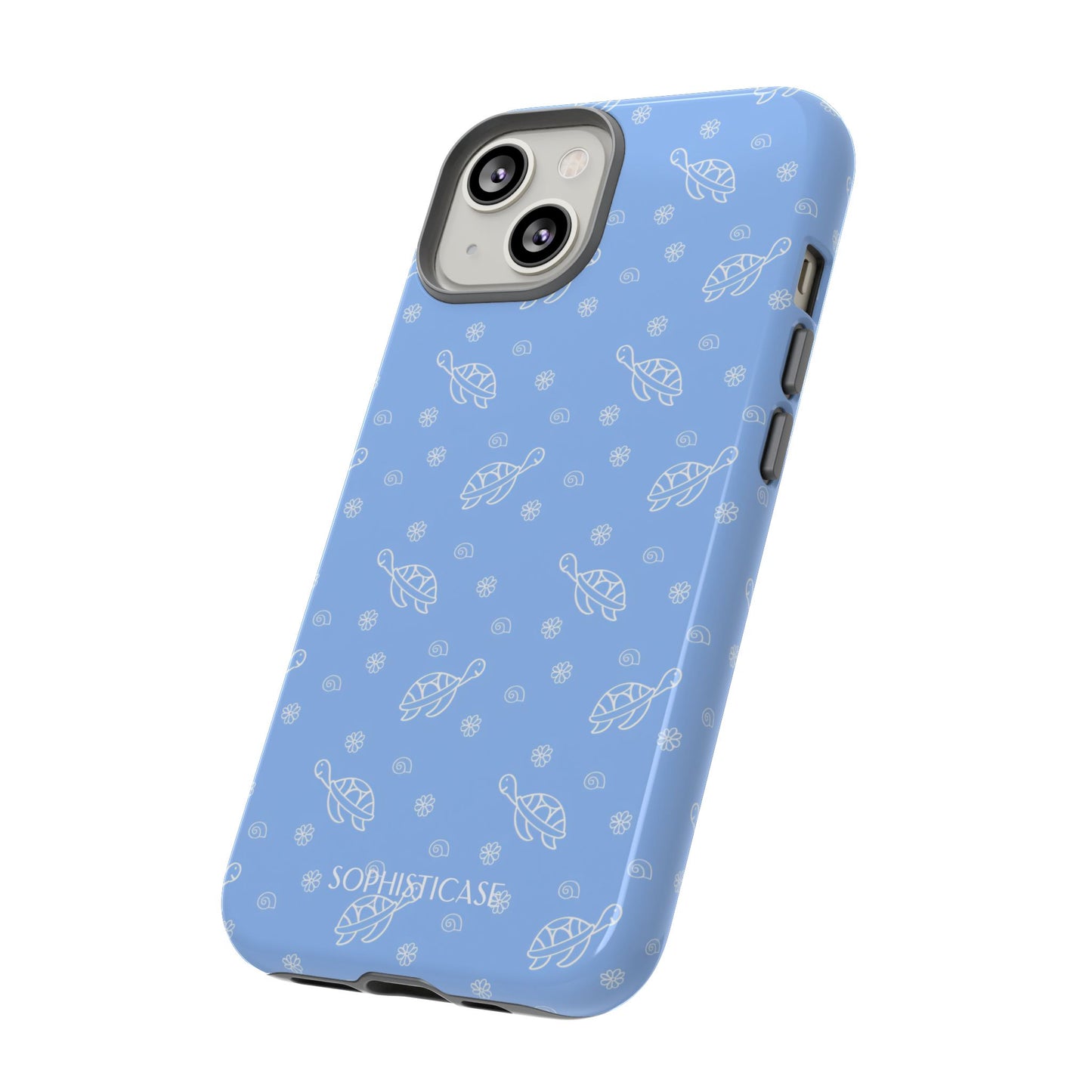 Turtle Island in Blue - iPhone Case