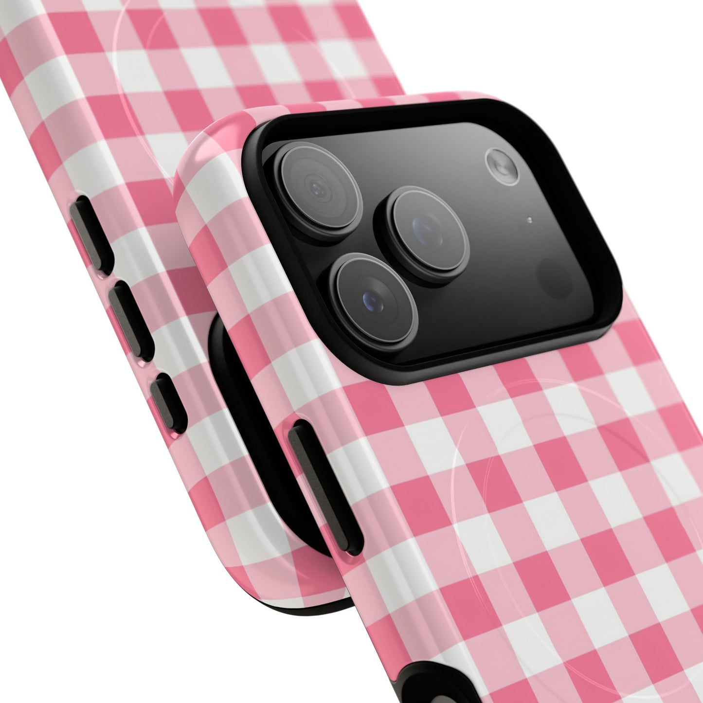 Gingham in Salmon - Magsafe Case