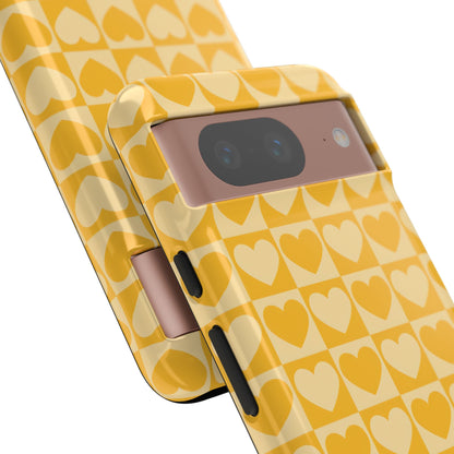 Tough Love in Yellow - Tough Phone Case