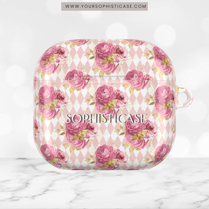 AirPod Cases - Rose Diamond Romance in Sienna