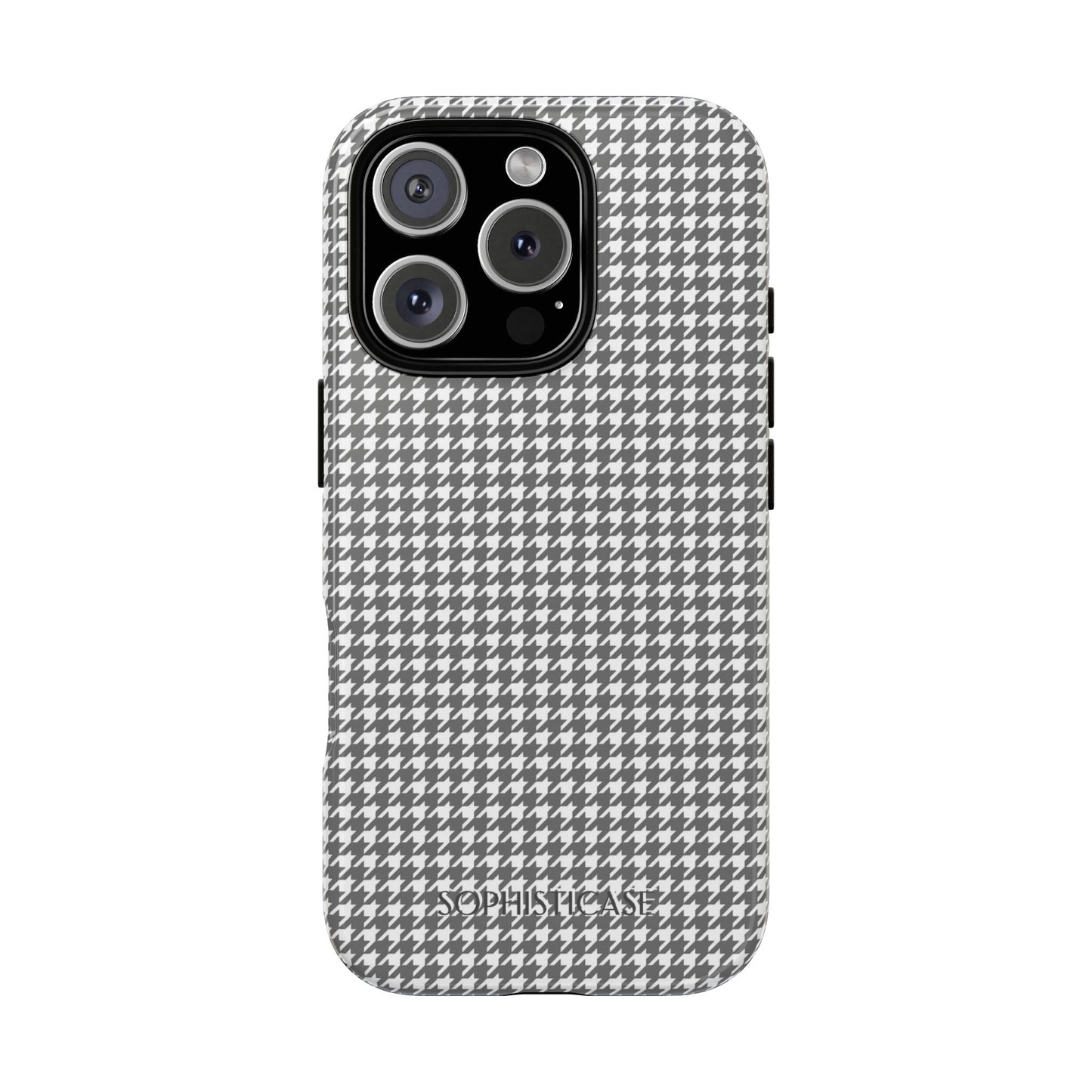 Tough Case - Houndstooth in Grey