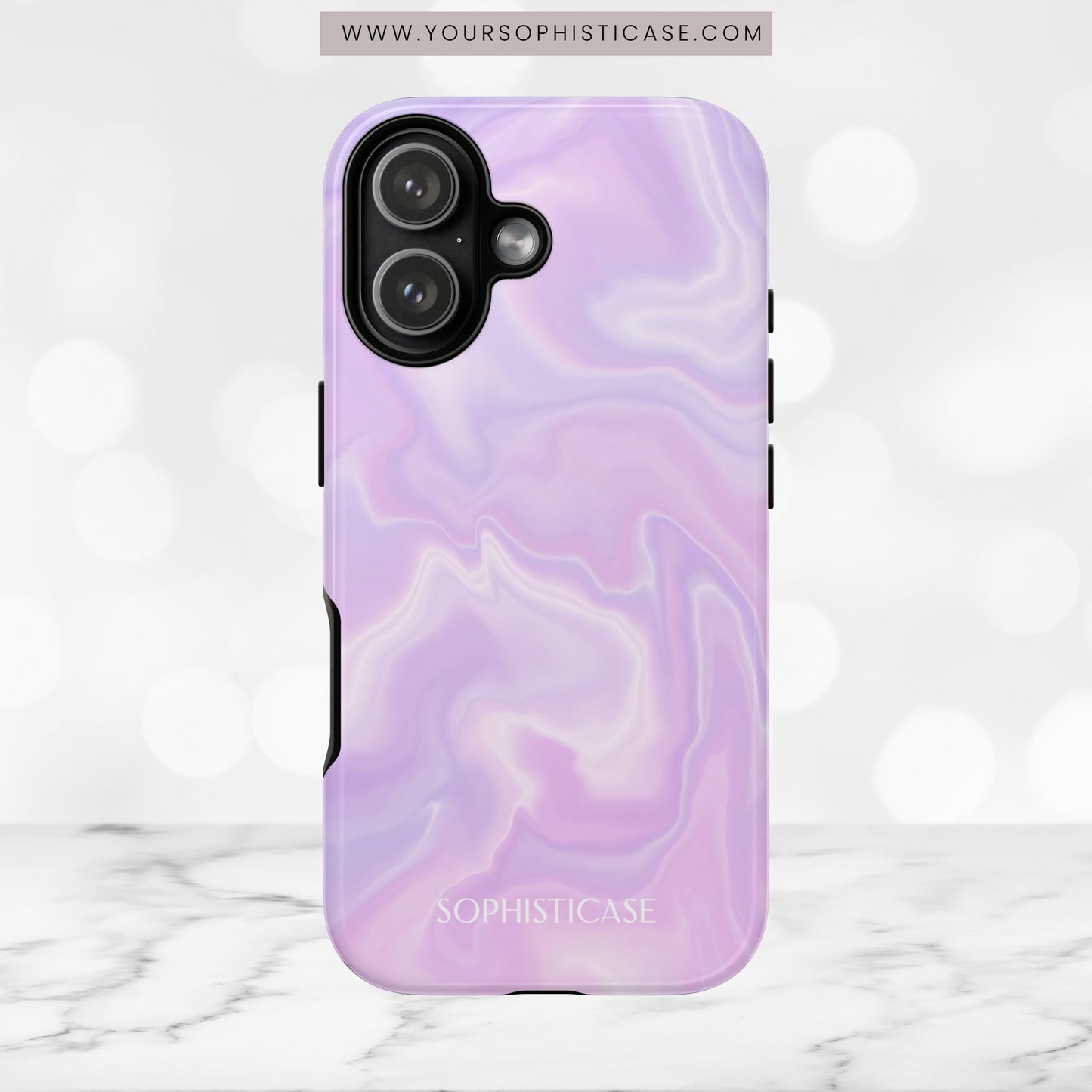 Liquid Magic in Sunset Haze - iPhone Case