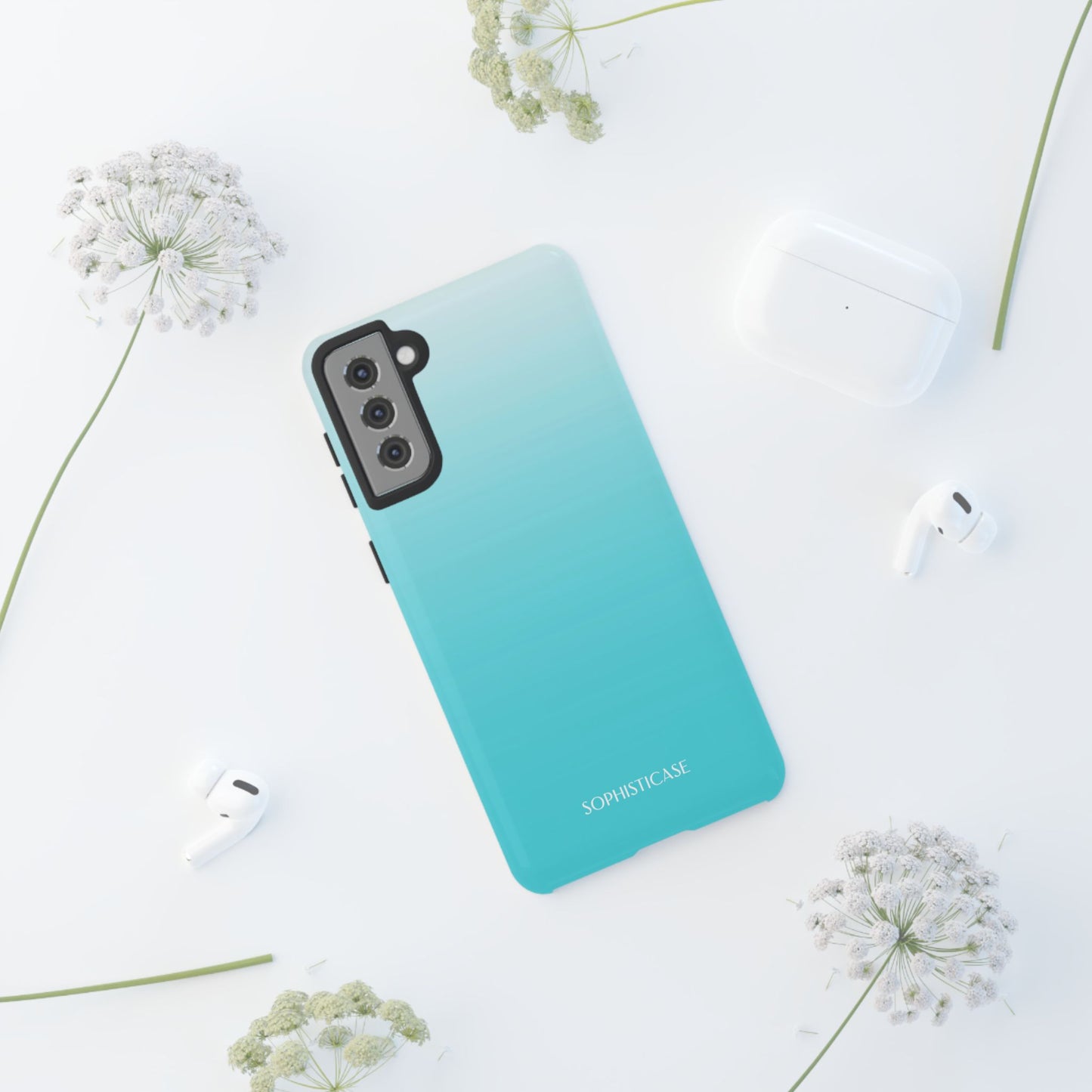 Heavenly in Aqua - Tough Phone Case