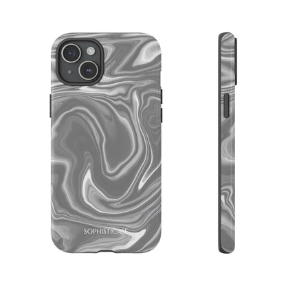 Liquid Dreams in Charcoal - Tough Phone Case