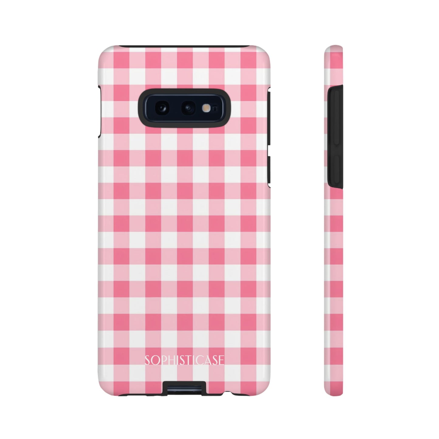 Tough Case - Gingham in Salmon