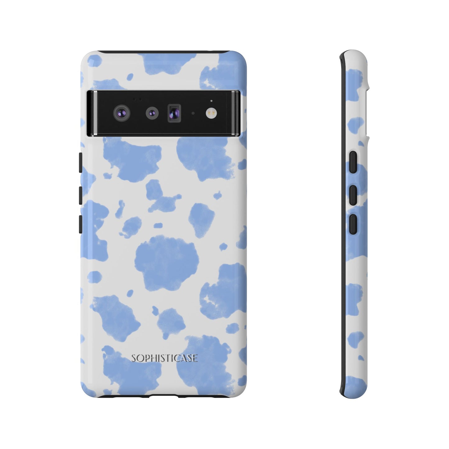 Holy Cow in Blue - iPhone Case, Samsung Galaxy Case, Google Pixel Case