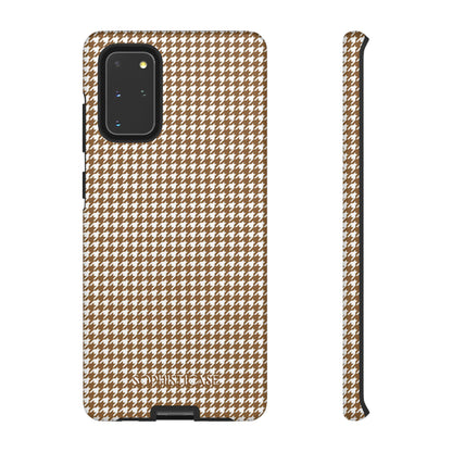 Tough Case - Houndstooth in Brown