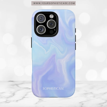 Liquid Magic in Blue Haze - iPhone Case