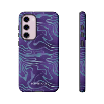 Cosmic Zebra in Blue & Purple - iPhone Case, Samsung Galaxy Case, Google Pixel Case