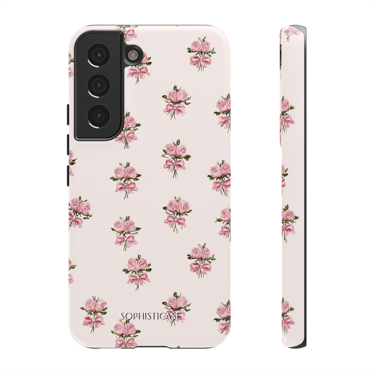 The Sweetest Thing in Coquette Rose Bouquet - iPhone Case, Samsung Galaxy Case, Google Pixel Case