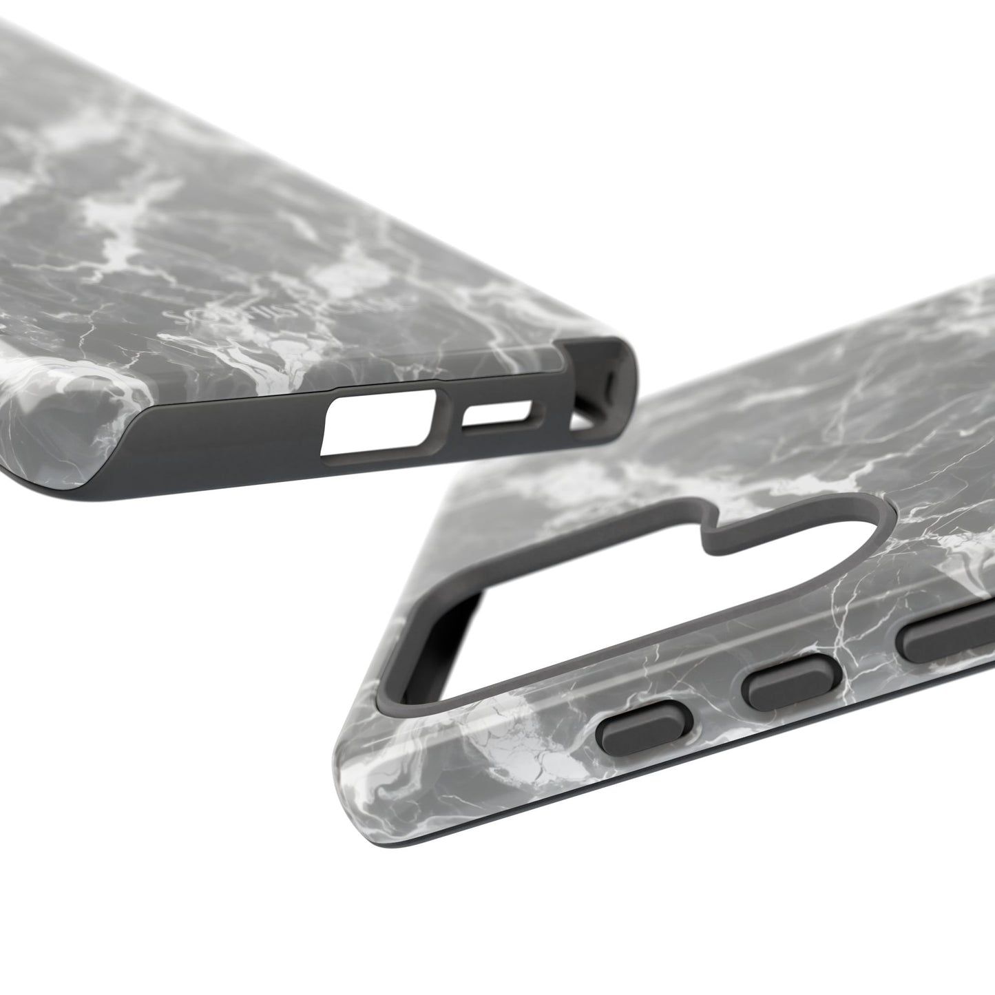 Marble Crush in Charcoal Grey - iPhone Case, Samsung Galaxy Case, Google Pixel Case