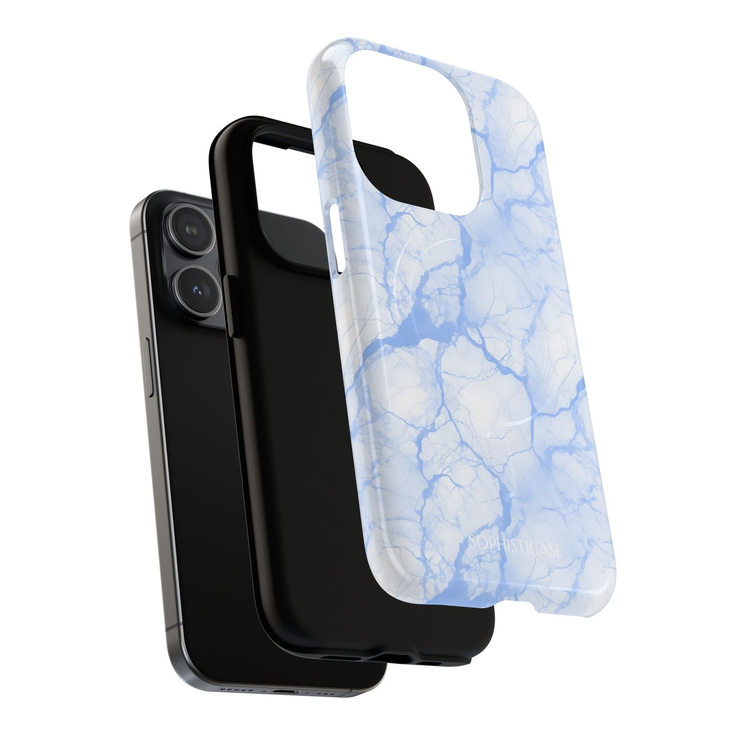 Marble Opulence in Blue - Magsafe Case