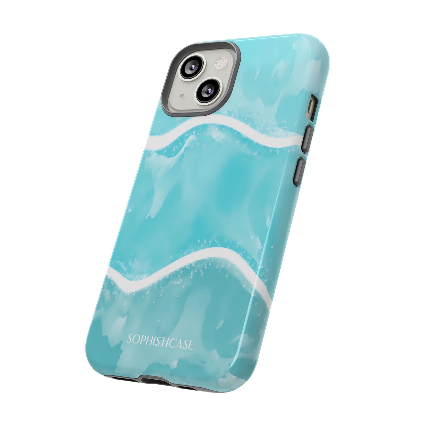 Serenity in Aqua - iPhone Case