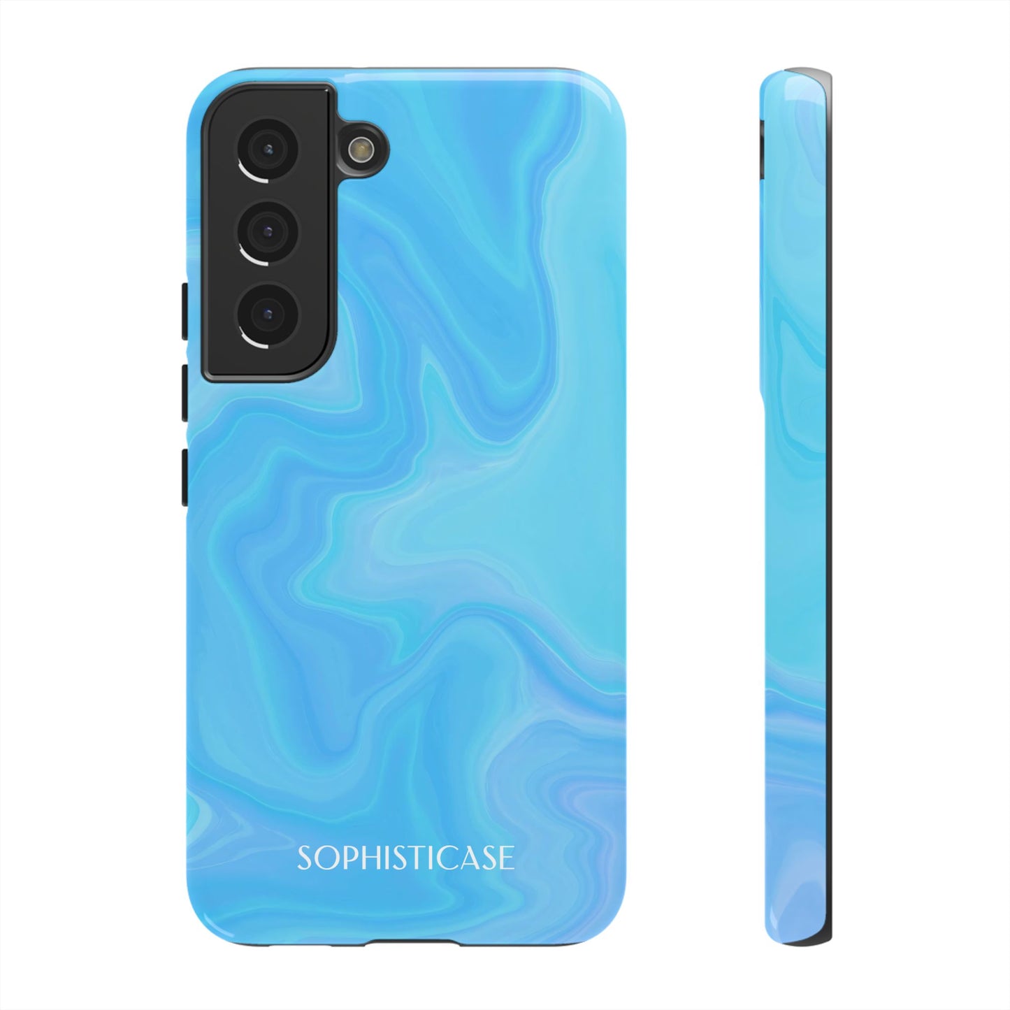 Liquid Magic in Blue - Drop Proof Phone Case for Samsung Galaxy